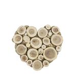Hout mix wanddecoratie hart small*