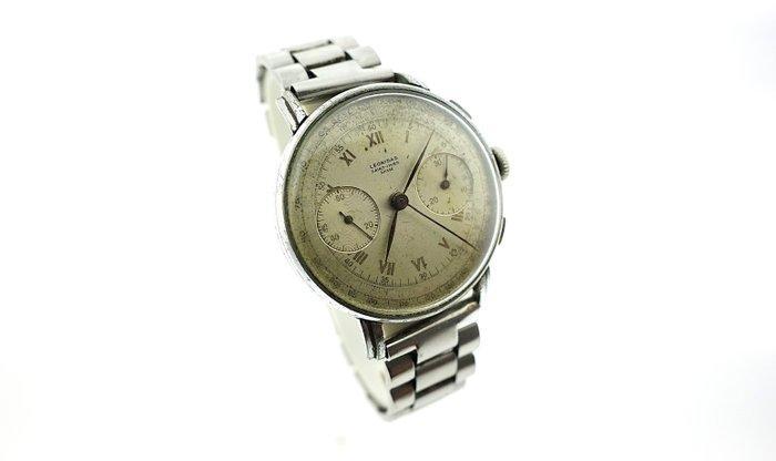 Leonidas - Cronógrafo Oversize Cal Valjoux 22 (R22) Esfera, Sieraden, Tassen en Uiterlijk, Horloges | Heren