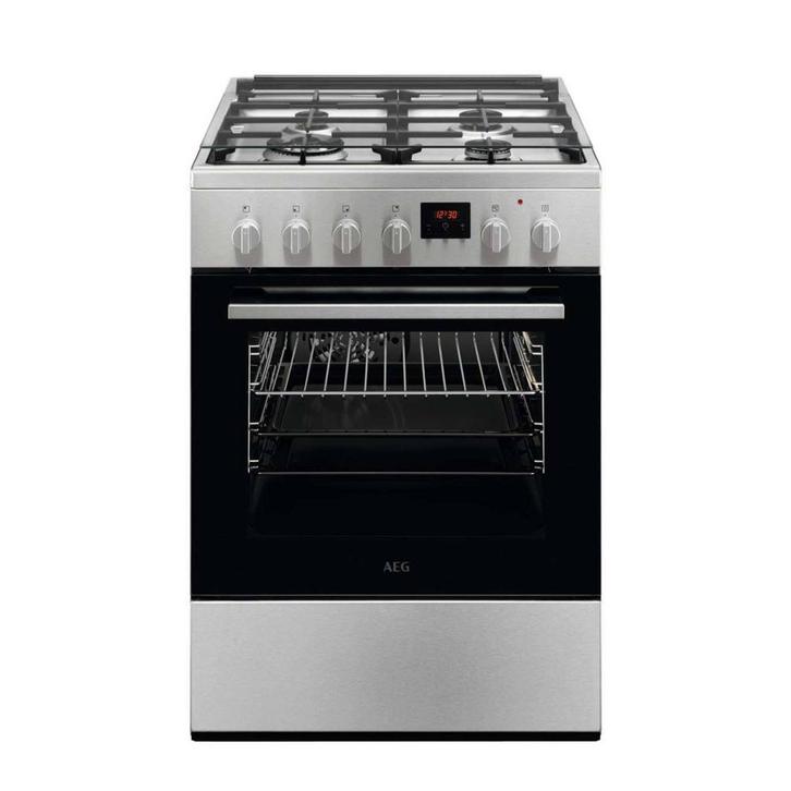€549 Aeg CKB64412BM Fornuis, Witgoed en Apparatuur, Fornuizen, Vrijstaand, Ophalen of Verzenden