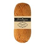 Scheepjes Catona Shine - 383 Ginger - Gold - Katoengaren m, Hobby en Vrije tijd, Breien en Haken, Ophalen of Verzenden, Nieuw