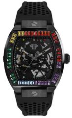 Philipp Plein PWBAA0621 The $keleton horloge 44 mm, Sieraden, Tassen en Uiterlijk, Horloges | Heren, Nieuw, Overige merken, Staal