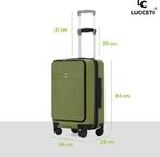 2dekans | Luccetti - Handbagage koffer 36L - Handbagage, Ophalen of Verzenden, Zo goed als nieuw