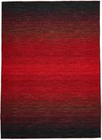 Vloerkleed MOMO Rugs Panorama Kelim Black Red, Nieuw, 150 tot 200 cm, 150 tot 200 cm, Vierkant