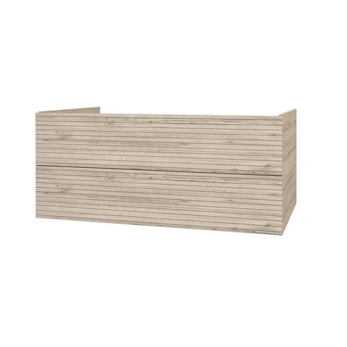 Onderkast BWS Elite 120x45x50 cm Met Horizontaal Reliëf, Doe-het-zelf en Verbouw, Sanitair, Bad, Nieuw, Ophalen of Verzenden