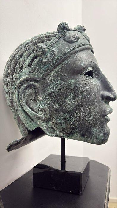 Romeins gezichtsmasker Taxidermie replica montage -, Antiek en Kunst, Antiek | Overige Antiek