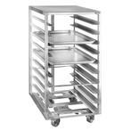 GGM Gastro | RVS dienbladenwagen - 10x EN | ETM6040, Verzenden