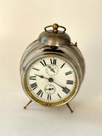 Wekker - Japy Frères - Art Nouveau Verchroomd, Messing -, Antiek en Kunst, Antiek | Klokken