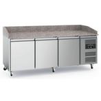 Ecofrost Pizzawerkbank | 580L | 3 Deuren | Geforceerd | Wiel, Ophalen of Verzenden, Nieuw