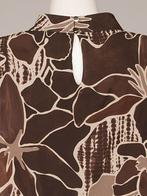 Top Blouson Benthe Bruin, damestop met lange mouwen, Kleding | Dames, Tops, Verzenden, Nieuw