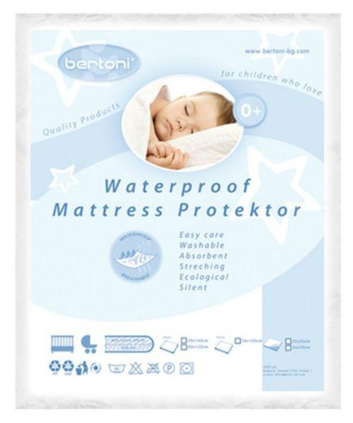 Lorelli Waterproof 60 x 120 cm Matras Beschermer 2007004, Kinderen en Baby's, Babywiegjes en Ledikanten, Nieuw, Verzenden