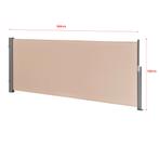 Windscherm uittrekbaar zijluifel 300x120 cm zandkleurig, Verzenden, Nieuw