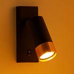 LED wandlamp - Bedlamp met schakelaar | GU10 fitting, Ophalen of Verzenden, Nieuw, IndustrieelModern