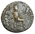Romeinse Rijk. Tiberius (14-37 n.Chr.). Denarius Lugdunum