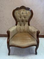 Fauteuil - Hout, Textiel