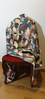 Exclusieve oosterse stof met Geisha lithografieën -