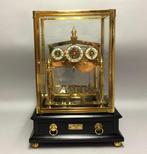Congreve rolling ball clock - Verguld messing uurwerk onder