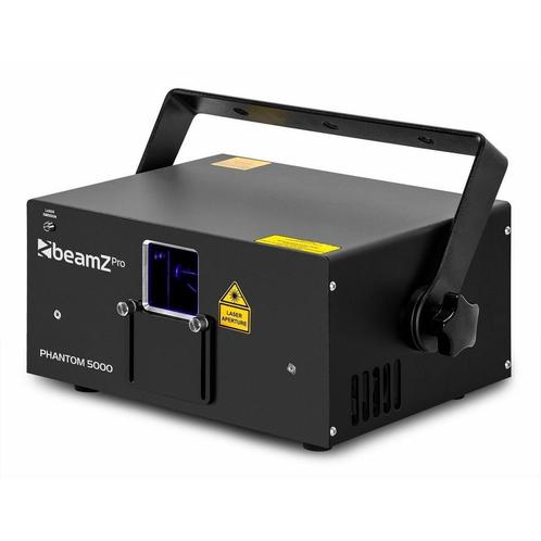 BeamZ Phantom 5000 Pure Diode analoog 5W (5000mW) RGB Laser, Muziek en Instrumenten, Licht en Laser, Laser, Nieuw, Verzenden