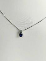 Zonder Minimumprijs - Ketting met hanger Zilver Saffier -