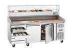 Bartscher Pizzawerkbank | 360L | 2 Deuren + 7 Deegladen | -2, Ophalen of Verzenden, Nieuw