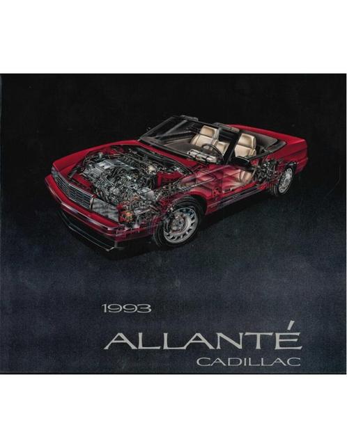 1993 CADILLAC ALLANTE PERSMAP ENGLISH (USA), Boeken, Auto's | Folders en Tijdschriften