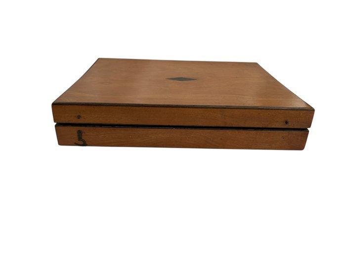 Doos - Hout, Bakeliet - Spelletjesdoos, Antiek en Kunst, Antiek | Overige Antiek