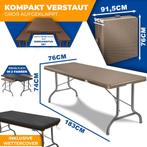 KESSER® Buffettafel, inklapbaar, kunststof, 183 x 76 cm, rot, Verzenden, Nieuw