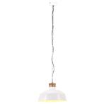 Hanglamp industrieel E27 58 cm wit (Lampen, Interieur), Huis en Inrichting, Verzenden