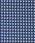 Travel Retro Squares Blauw