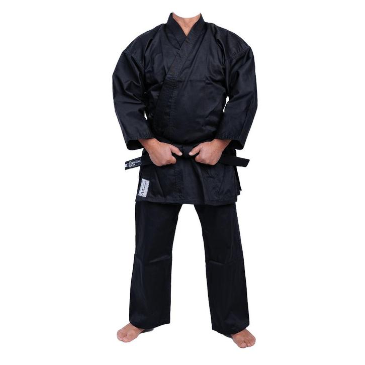 Karatepak voor beginners Arawaza | Zwart (Maat: 120), Sport en Fitness, Vechtsporten en Zelfverdediging, Vechtsportpak, Nieuw