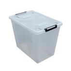 HL Opbergbox met deksel en wieltjes - 80 Liter - Stapelbaar, Ophalen of Verzenden, Nieuw