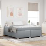 vidaXL Bedframe Lichtgrijs 180 x 200 cm Stof, Huis en Inrichting, Slaapkamer | Bedden, Verzenden, Nieuw, Stof
