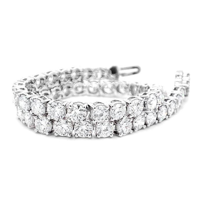 Armband - 14 karaat Witgoud, D-E/VVS - 7.05ct. tw. Diamant, Sieraden, Tassen en Uiterlijk, Armbanden