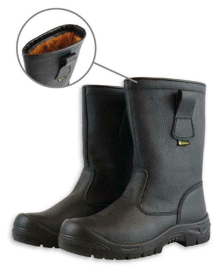 Offshore/Bouw laars gevoerd zwart Klasse S3 ON Hoog, Kleding | Heren, Schoenen, Werkschoenen, Zwart, Nieuw, Verzenden