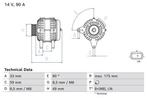 Dynamo / Alternator DACIA LOGAN II,MCV (TCe 90,TCe 90 LPG), Auto-onderdelen, Motor en Toebehoren, Nieuw, Ophalen of Verzenden