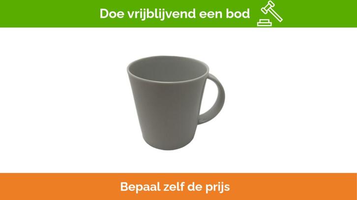 Bieden: Durable White Porcelain Coffee Mug for Filter Coffe, Huis en Inrichting, Woonaccessoires | Overige, Nieuw, Ophalen of Verzenden
