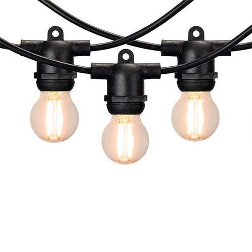 Prikkabel 20 meter met 24 warm witte lampjes | Lichtsnoer, Tuin en Terras, Buitenverlichting, Overige typen, Nieuw, Minder dan 50 watt
