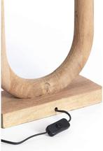 2dekans | Light & Living tafellamp Paceco bruin – 30x12x59, Huis en Inrichting, Lampen | Tafellampen, Ophalen of Verzenden, Zo goed als nieuw