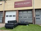 Hoekbank Montel bank zwart leer design bankstel  ZGAN, Design, Hoekbank, Vierpersoons of meer, Leer