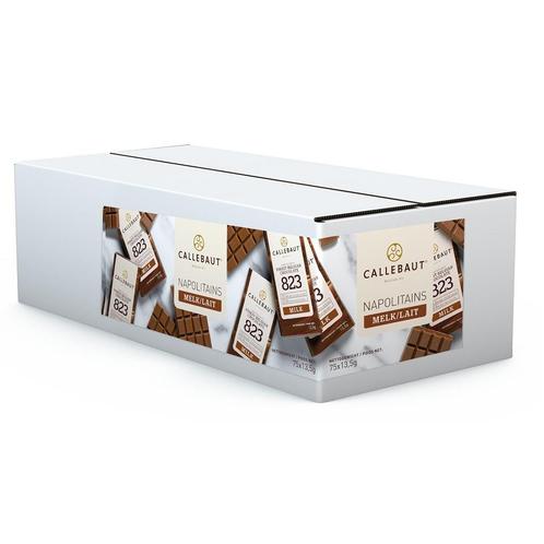 Callebaut Napolitains Repen Melk (75x13,5g), Hobby en Vrije tijd, Taarten en Cupcakes maken, Nieuw, Verzenden