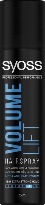 SYOSS VOLUME LIFT HAIRSPRAY HAARLAK SPUITBUS 75 ML, Verzenden, Nieuw
