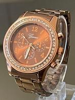 Geneua Rosé horloge met stras, Verzenden, Zo goed als nieuw