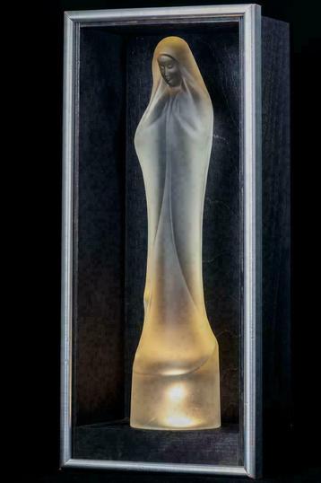 Verlichting Led onder glas objecten Madonna etc. vele vormen beschikbaar voor biedingen