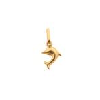 Gouden hanger van een dolfijn (ketting hanger), Ophalen of Verzenden, Gebruikt, Goud, Overige merken