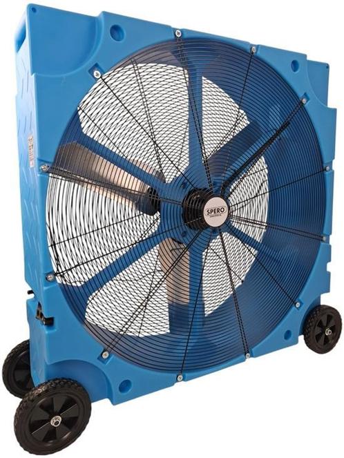 110cm Kunststof Vloerventilator Max: 28.200 m3/h- Kantelbaal, Doe-het-zelf en Verbouw, Gereedschap | Overige machines, Nieuw, Verzenden