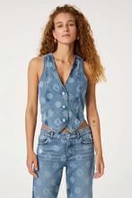 -30% Fabienne Chapot  Fabienne Chapot Gigi denim gilet  maat, Verzenden, Nieuw, Blauw