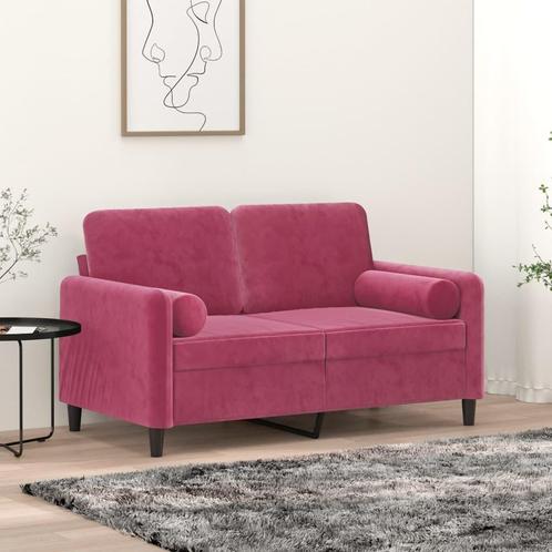 vidaXL Sierkussens 2 st 15x50 cm fluweel wijnrood, Huis en Inrichting, Woonaccessoires | Kussens, Rood, Nieuw, Verzenden