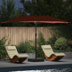 vidaXL Tuinparasol Terracotta 385 x 209 x 244 cm Stof, Verzenden, Nieuw, 2 tot 3 meter