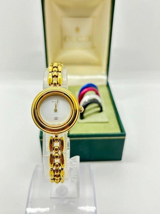 Gucci - Change Bezel 1100L Watch 6 Colors Gold Used - 1100L, Sieraden, Tassen en Uiterlijk, Horloges | Heren