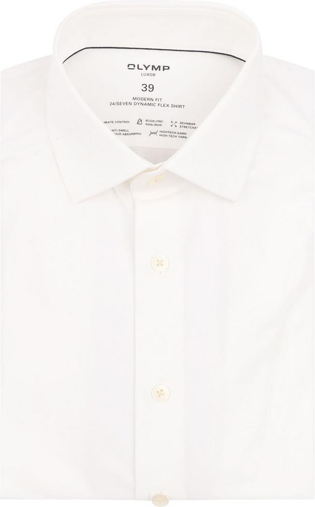 Olymp Luxor 24/Seven Overhemd Off White maat 45 Heren, Kleding | Heren, Overhemden, Nieuw, Verzenden