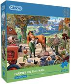 Farrier on the Farm Puzzel (250 XL stukjes) | Gibsons -, Hobby en Vrije tijd, Denksport en Puzzels, Verzenden, Nieuw